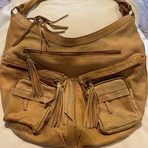 Leather Purse with Fringe